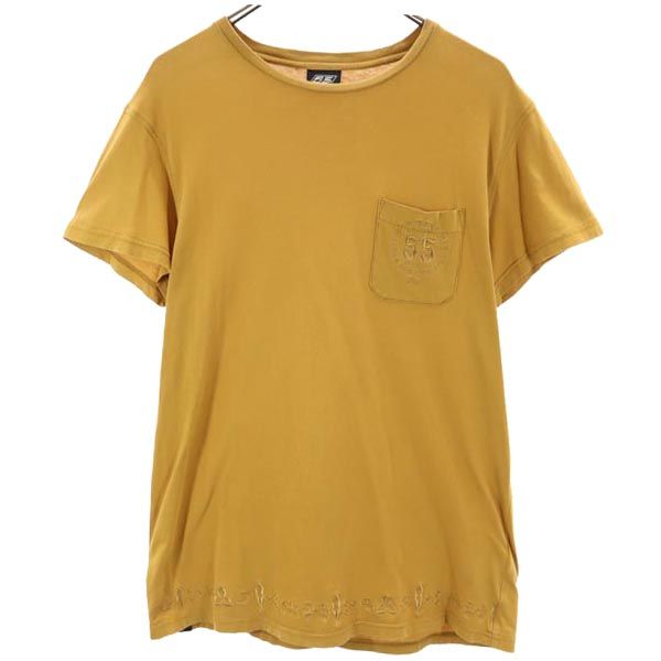 55DSL フィフティーファイブディーエスエル 半袖 Tシャツ S ブラウン系 ポケT メンズ