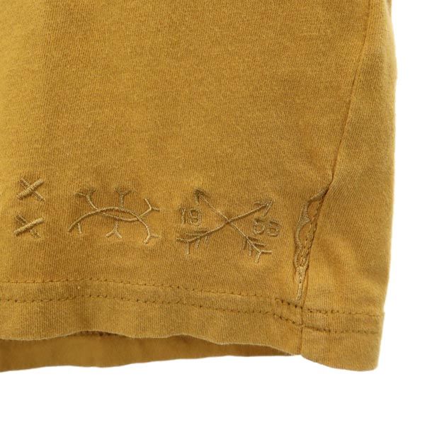 55DSL フィフティーファイブディーエスエル 半袖 Tシャツ S ブラウン系 ポケT メンズ