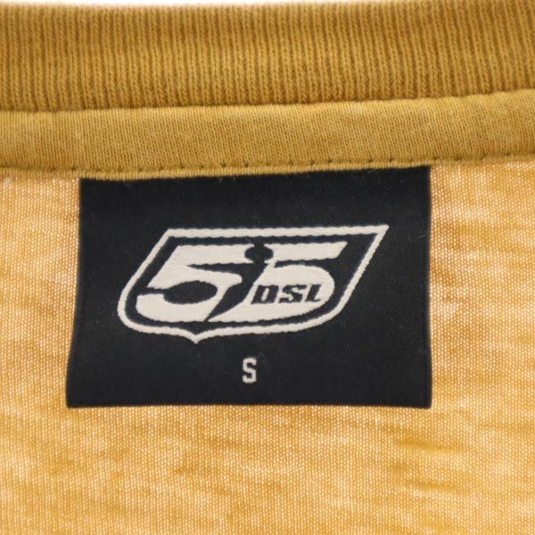 55DSL フィフティーファイブディーエスエル 半袖 Tシャツ S ブラウン系 ポケT メンズ