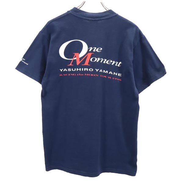 タルテックス バックプリント 半袖 Tシャツ M ネイビー TULTEX メンズ