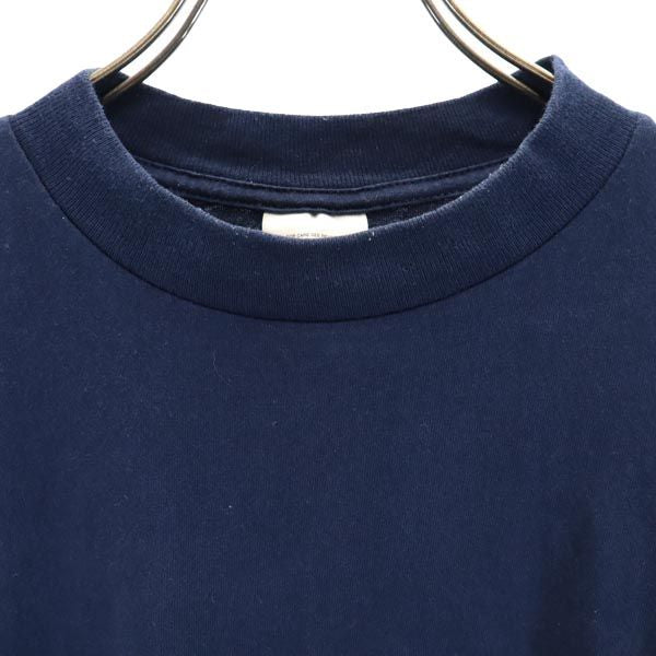 タルテックス バックプリント 半袖 Tシャツ M ネイビー TULTEX メンズ