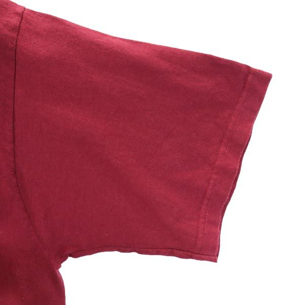 FRUIT OF THE LOOM フルーツオブザルーム バックプリント 半袖 Tシャツ M ボルドー系 YASUHIRO YAMANE 山根康広 メンズ