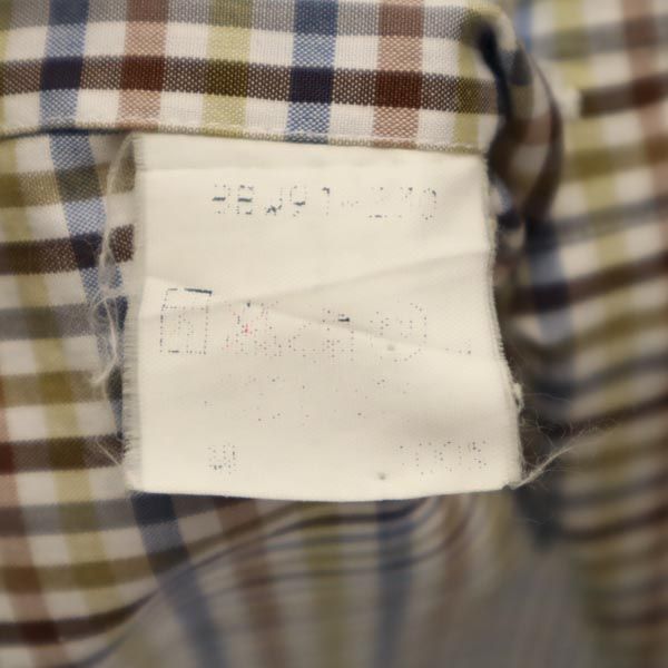 Burberrys バーバリーズ 90s オールド チェック柄 長袖 シャツ LA ブラウン系 メンズ