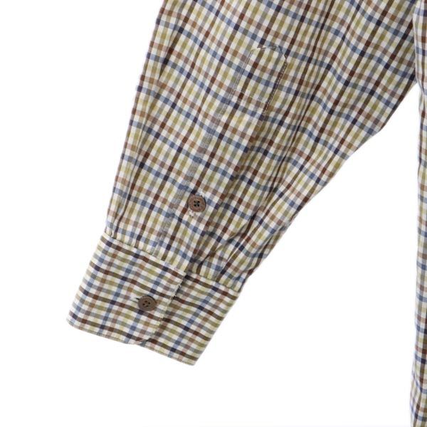 Burberrys バーバリーズ 90s オールド チェック柄 長袖 シャツ LA ブラウン系 メンズ