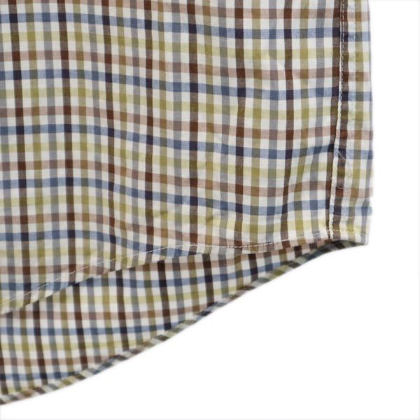 Burberrys バーバリーズ 90s オールド チェック柄 長袖 シャツ LA ブラウン系 メンズ