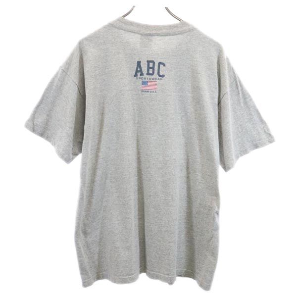 Murina ムリナ 90s オールド USA製 プリント 半袖 Tシャツ L グレー メンズ