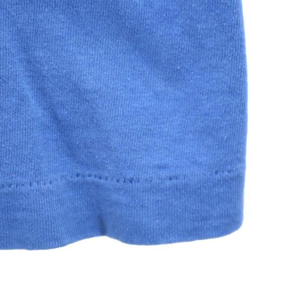 FRUIT OF THE LOOM フルーツオブザルーム 90s オールド USA製 プリント 半袖 Tシャツ S ブルー BYU メンズ