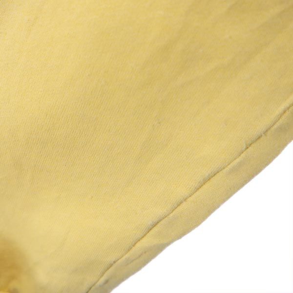 ヘインズ プリント 長袖 トレーナー L イエロー Hanes スウェット 裏起毛 メンズ