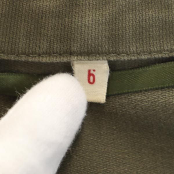 ドイツ軍 ミリタリージャケット 6 カーキ GERMAN MILITARY メンズ