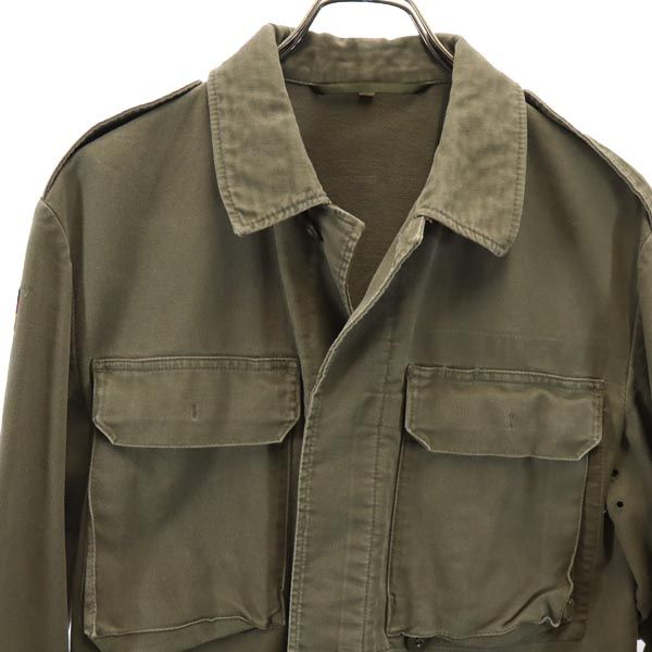 ドイツ軍 ミリタリージャケット 6 カーキ GERMAN MILITARY メンズ