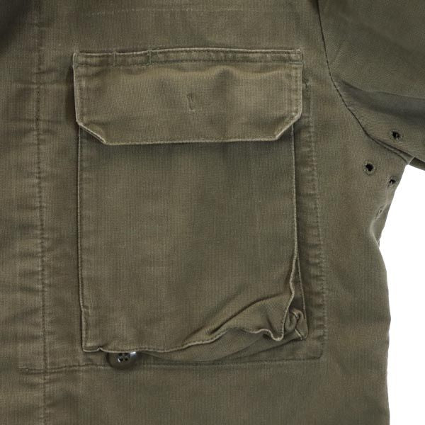 ドイツ軍 ミリタリージャケット 6 カーキ GERMAN MILITARY メンズ