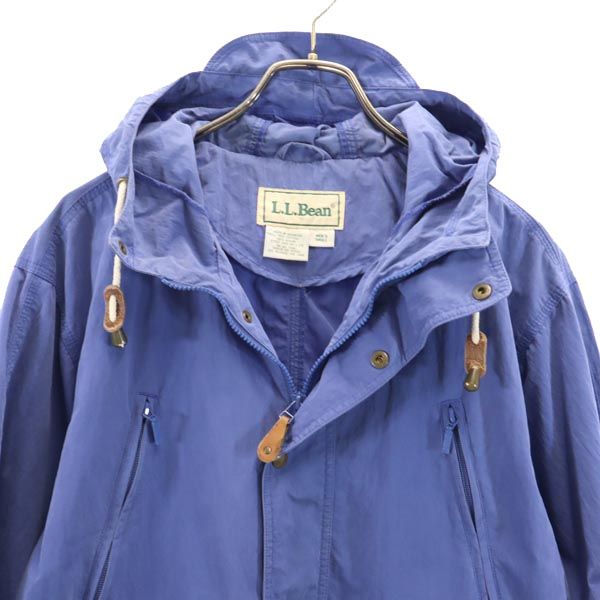 エルエルビーン 80s ヴィンテージ アウトドア ジャケット S ブルー系 L.L.Bean フード メンズ