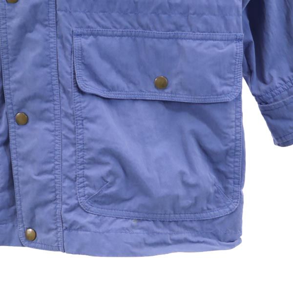 エルエルビーン 80s ヴィンテージ アウトドア ジャケット S ブルー系 L.L.Bean フード メンズ