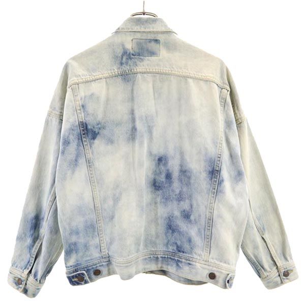 X-girl エックスガール ブリーチ加工 デニムジャケット 2 ジージャン レディース