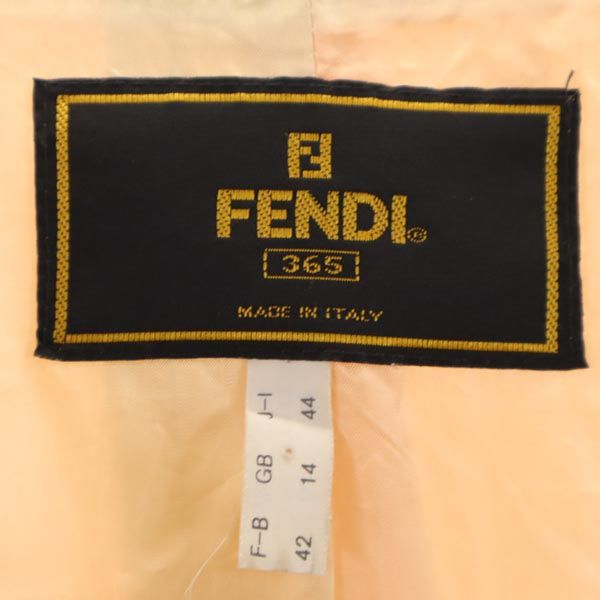 FENDI フェンディ テーラードジャケット 44 サーモンピンク レディース