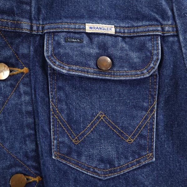 ラングラー デニムジャケット S インディゴ Wrangler ジージャン レディース