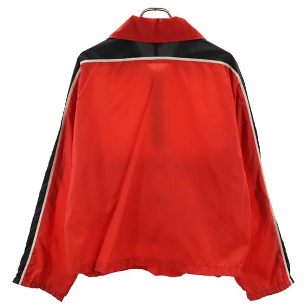 NIKE ナイキ 70s オレンジスオッシュ ヴィンテージ USA製 長袖 パッカブル ハーフジップ アノラックパーカー M レッド プルオーバー メンズ