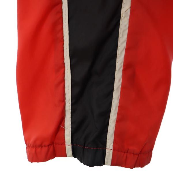 NIKE ナイキ 70s オレンジスオッシュ ヴィンテージ USA製 長袖 パッカブル ハーフジップ アノラックパーカー M レッド プルオーバー メンズ