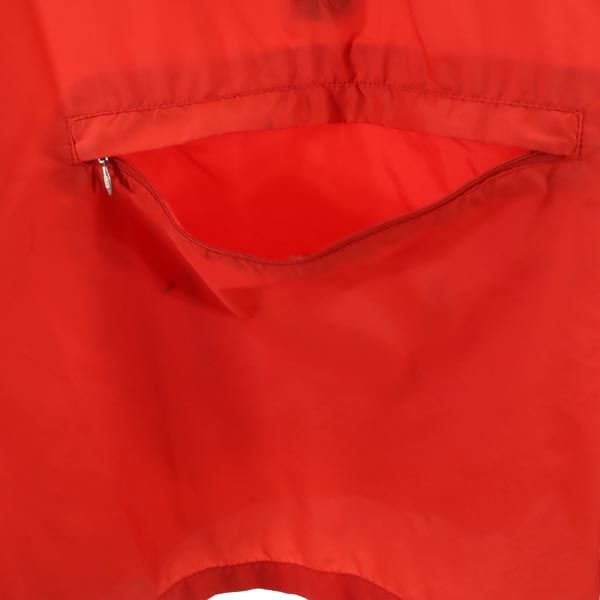 NIKE ナイキ 70s オレンジスオッシュ ヴィンテージ USA製 長袖 パッカブル ハーフジップ アノラックパーカー M レッド プルオーバー メンズ