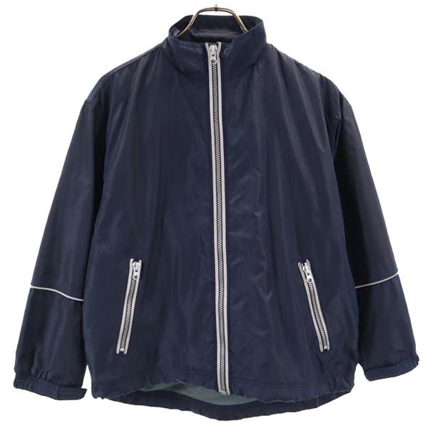 GAP ギャップ 長袖 ナイロンジャケット L ネイビー ベンチレーション ウインドブレーカー キッズ