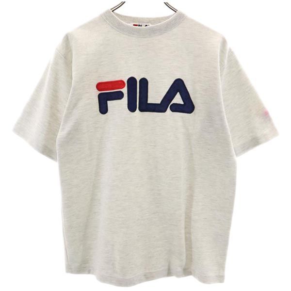FILA フィラ 半袖 Tシャツ M グレー系 メンズ