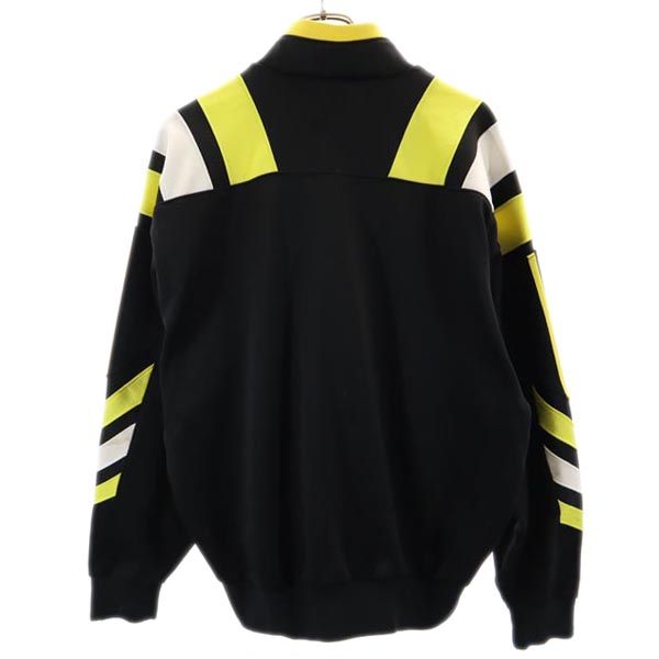 adidas アディダス 80s デサント製 ヴィンテージ 長袖 トラックジャケット XO ブラック ビッグサイズ メンズ