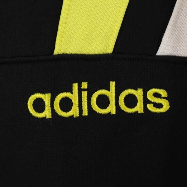 adidas アディダス 80s デサント製 ヴィンテージ 長袖 トラックジャケット XO ブラック ビッグサイズ メンズ