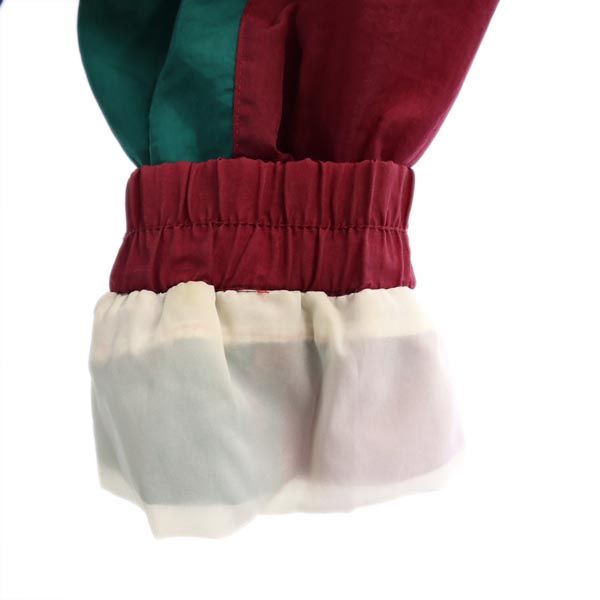 JCPenney ジェイシーペニー 80s ヴィンテージ USAオリンピック 長袖 ナイロンジャケット M グリーン×ボルドー 他 メンズ