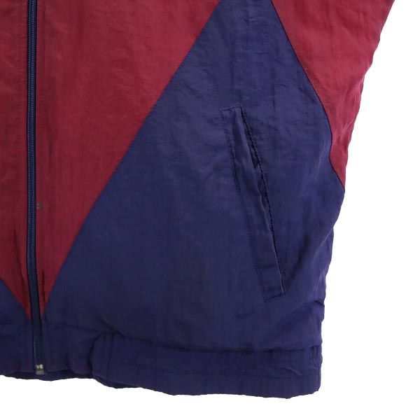 JCPenney ジェイシーペニー 80s ヴィンテージ USAオリンピック 長袖 ナイロンジャケット M グリーン×ボルドー 他 メンズ