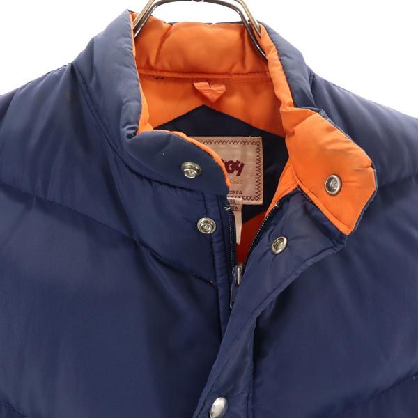 ヴィンテージ 80s ダウンベスト 16 ネイビー VINTAGE メンズ