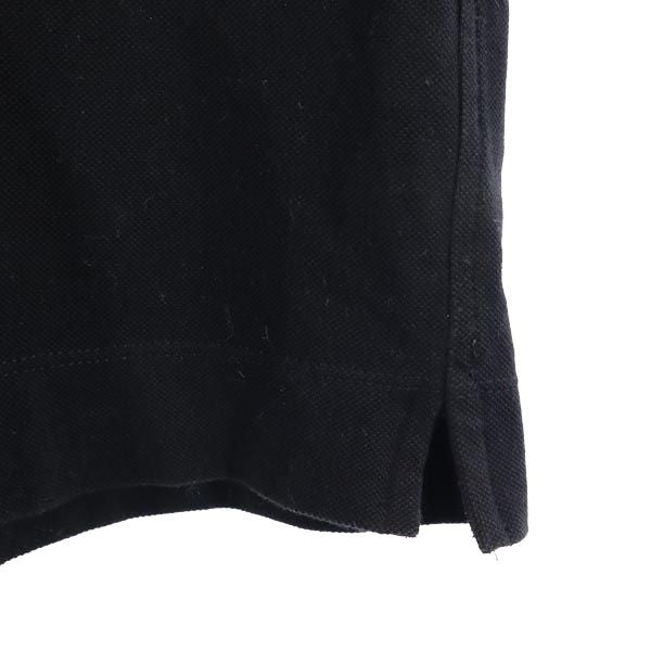 ck Calvin Klein シーケー カルバンクライン 半袖 ポロシャツ L ブラック 鹿の子 メンズ