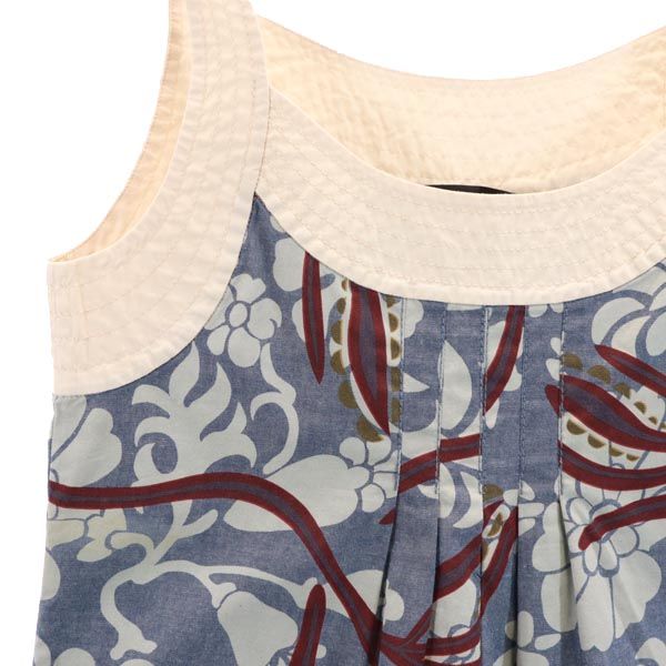 MARC JACOBS マークジェイコブス 総柄 キャミソール 4 ネイビー系 レディース