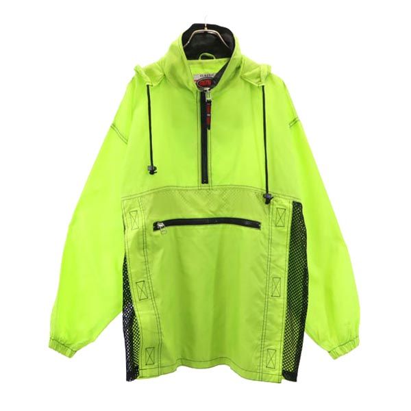 classic sports minik 90s オールド ナイロン マウンテンパーカー L 黄緑 メンズ