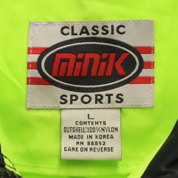 classic sports minik 90s オールド ナイロン マウンテンパーカー L 黄緑 メンズ