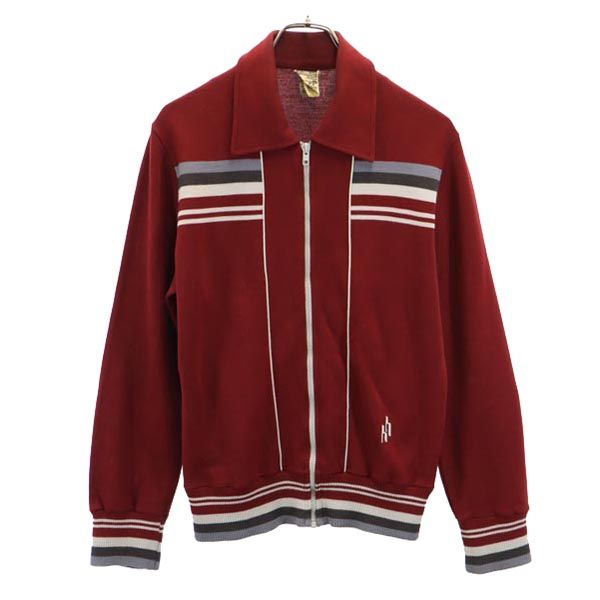 CAYLOR hipp hipp 80s 西ドイツ製 ヴィンテージ フルジップ ジャケット レッド系 メンズ