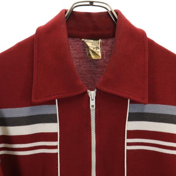 CAYLOR hipp hipp 80s 西ドイツ製 ヴィンテージ フルジップ ジャケット レッド系 メンズ