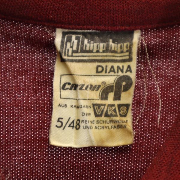 CAYLOR hipp hipp 80s 西ドイツ製 ヴィンテージ フルジップ ジャケット レッド系 メンズ