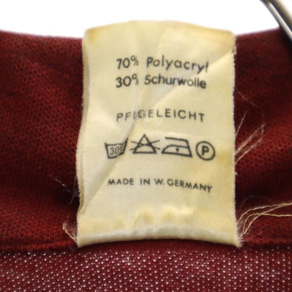 CAYLOR hipp hipp 80s 西ドイツ製 ヴィンテージ フルジップ ジャケット レッド系 メンズ