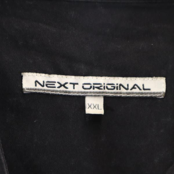 NEXT ORIGINAL 90s オールド 長袖 シャツ XXL ブラック ビッグサイズ メンズ