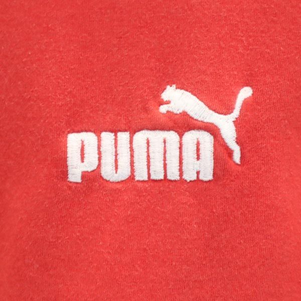PUMA プーマ 90s ブルガリア製 オールド バックプリント 半袖 Tシャツ M レッド メンズ