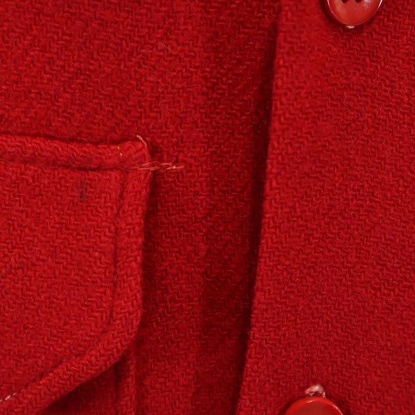 BRENT ブレント 40s ヴィンテージ 三角マチ 長袖 シャツ 15.5 レッド レディース