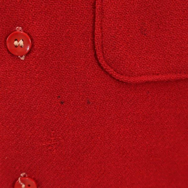 BRENT ブレント 40s ヴィンテージ 三角マチ 長袖 シャツ 15.5 レッド レディース