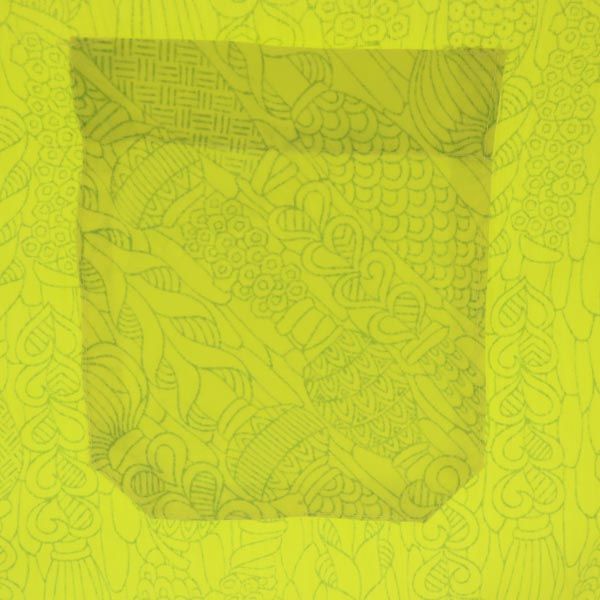 VINTAGE ヴィンテージ 70s 総柄 長袖 シャツ イエロー メンズ