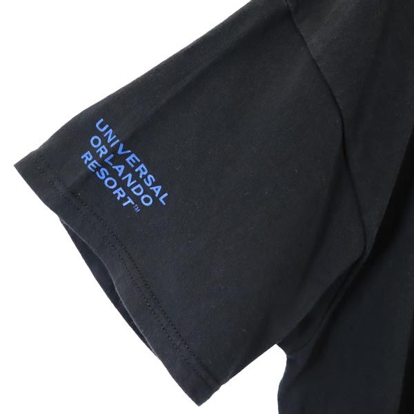 UNIVERSAL STUDIOS BLUE MAN GROUP ユニバーサルスタジオ 90s オールド ブルーマングループ プリント 半袖 Tシャツ XL ブラック メンズ