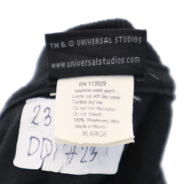 UNIVERSAL STUDIOS BLUE MAN GROUP ユニバーサルスタジオ 90s オールド ブルーマングループ プリント 半袖 Tシャツ XL ブラック メンズ