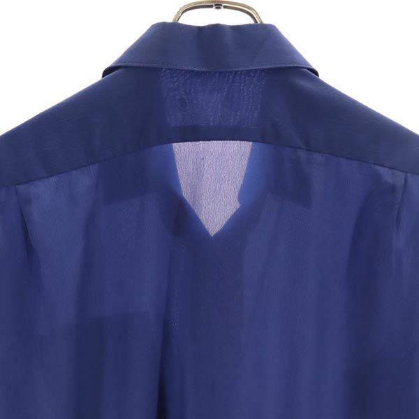 D'Avila 70s ヴィンテージ USA製 半袖 シャツ L ネイビー メンズ