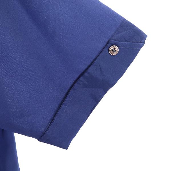 D'Avila 70s ヴィンテージ USA製 半袖 シャツ L ネイビー メンズ