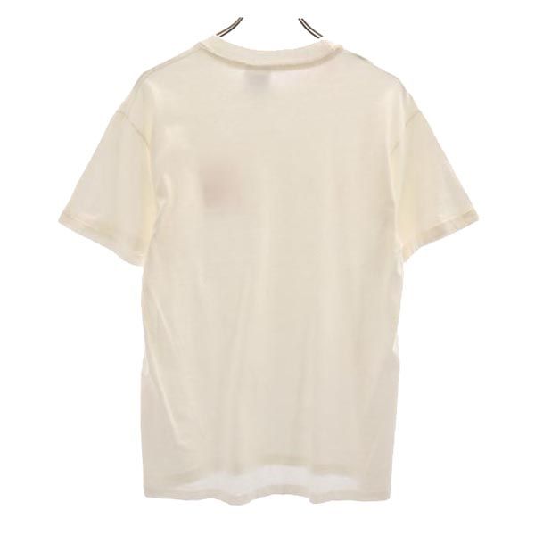 Hanes ヘインズ 90s オールド USA製 開心太極拳 プリント 半袖 Tシャツ M ホワイト系 メンズ