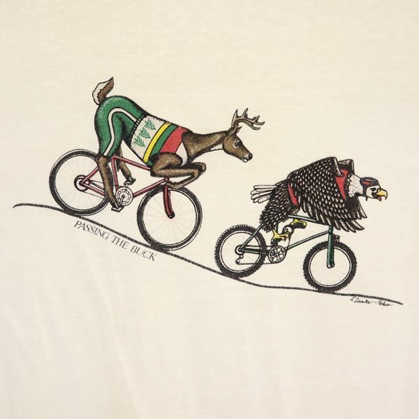 Hanes ヘインズ 80s ヴィンテージ USA製 プリント 半袖 Tシャツ L ホワイト系 メンズ