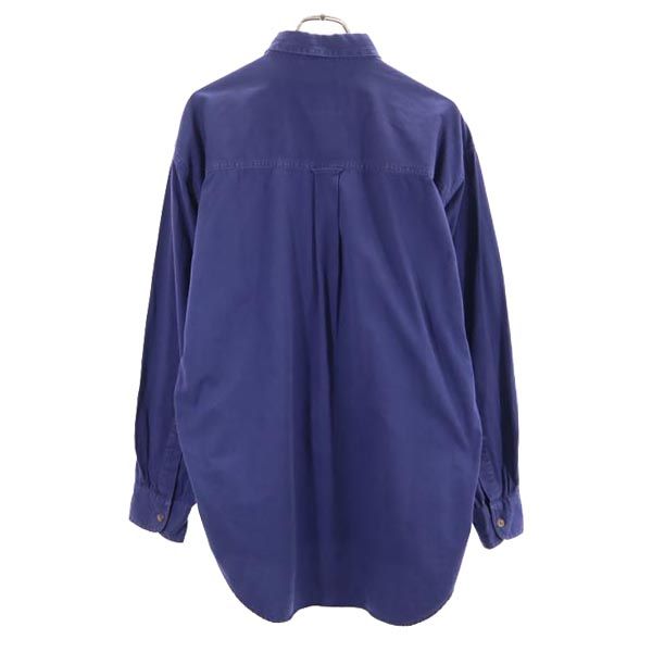 チャップスラルフローレン 80s ヴィンテージ 長袖 ボタンダウンシャツ L ネイビー CHAPS RALPH LAUREN メンズ